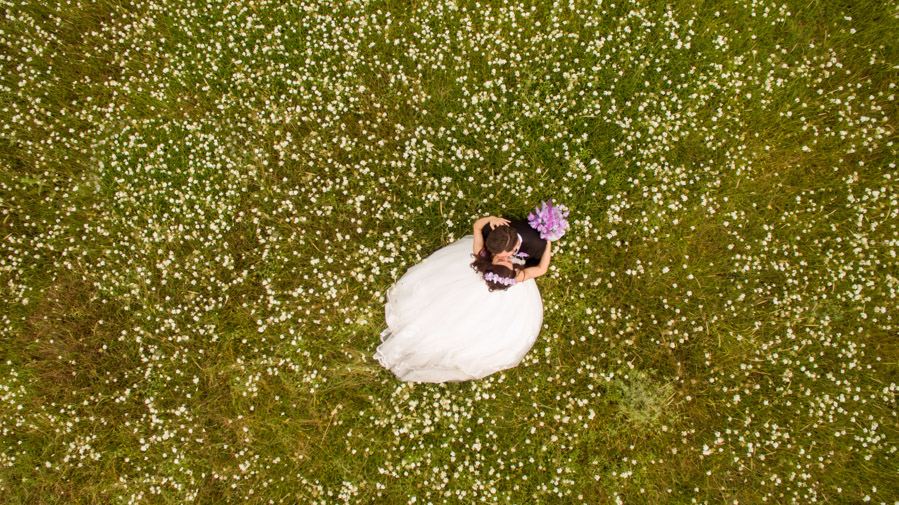 drone wedding