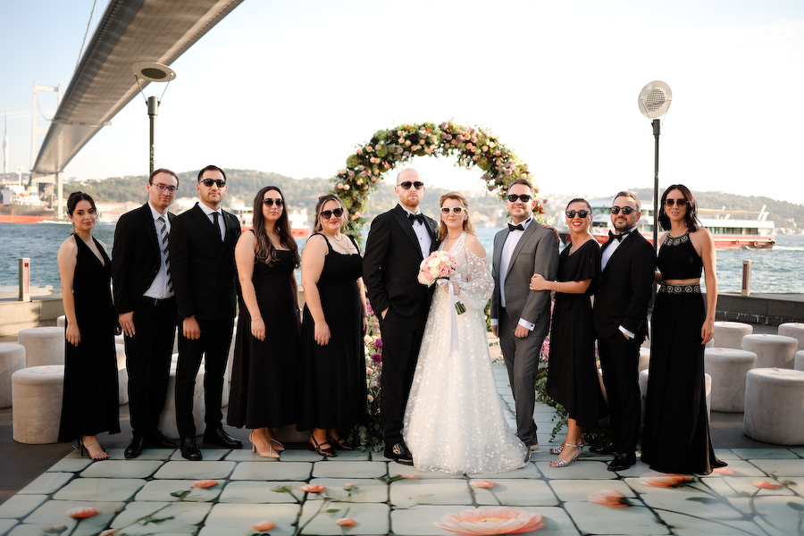 İstanbul Boğazı’nda dış mekân düğün hikâyesi çekim