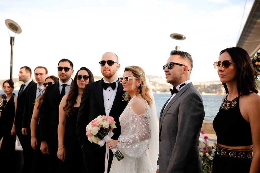 İstanbul Boğazı’nda dış mekân düğün hikâyesi çekim